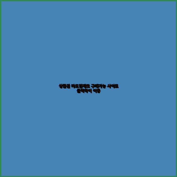 문상소액결제