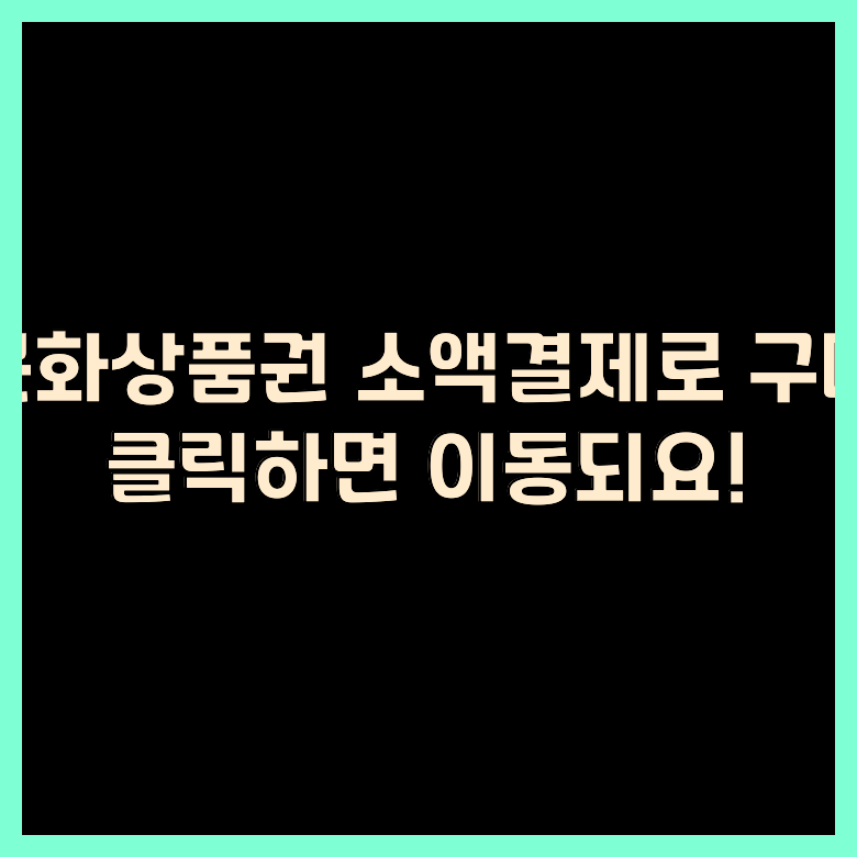 문상소액결제