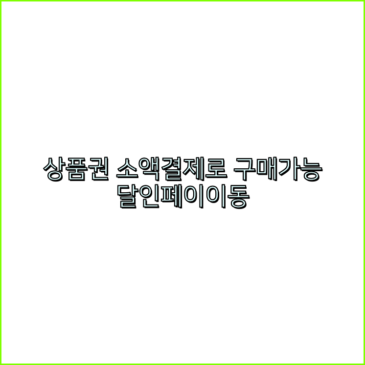 소액결제